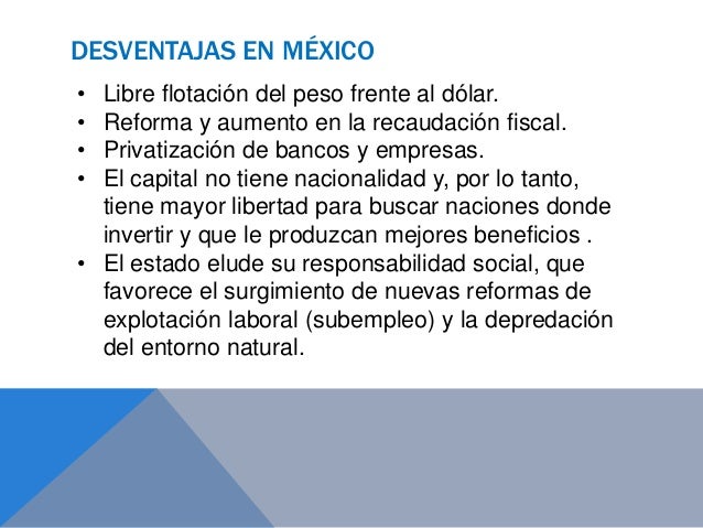 Modelo Neoliberal