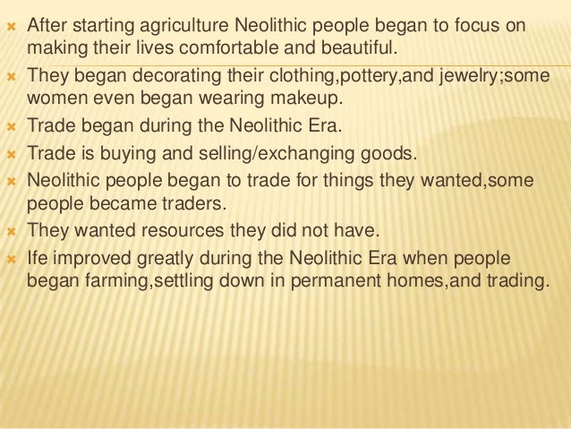 Neolithic revolution essay