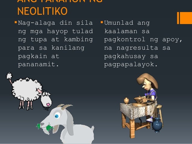 Ano Ang Kahulugan Ng Neolitiko Tagalog