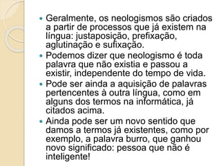 Neologismo | PPTX