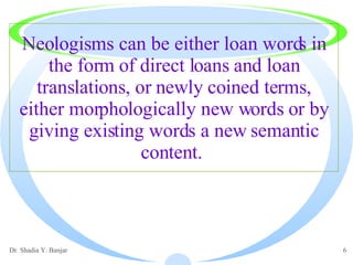 Neologistic Neologisms | PPT