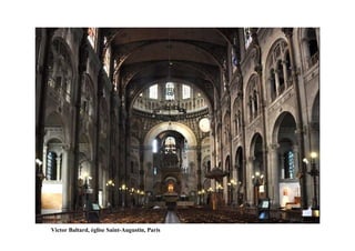 Victor Baltard, église Saint-Augustin, Paris
 