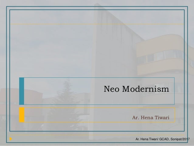 Neomodernism