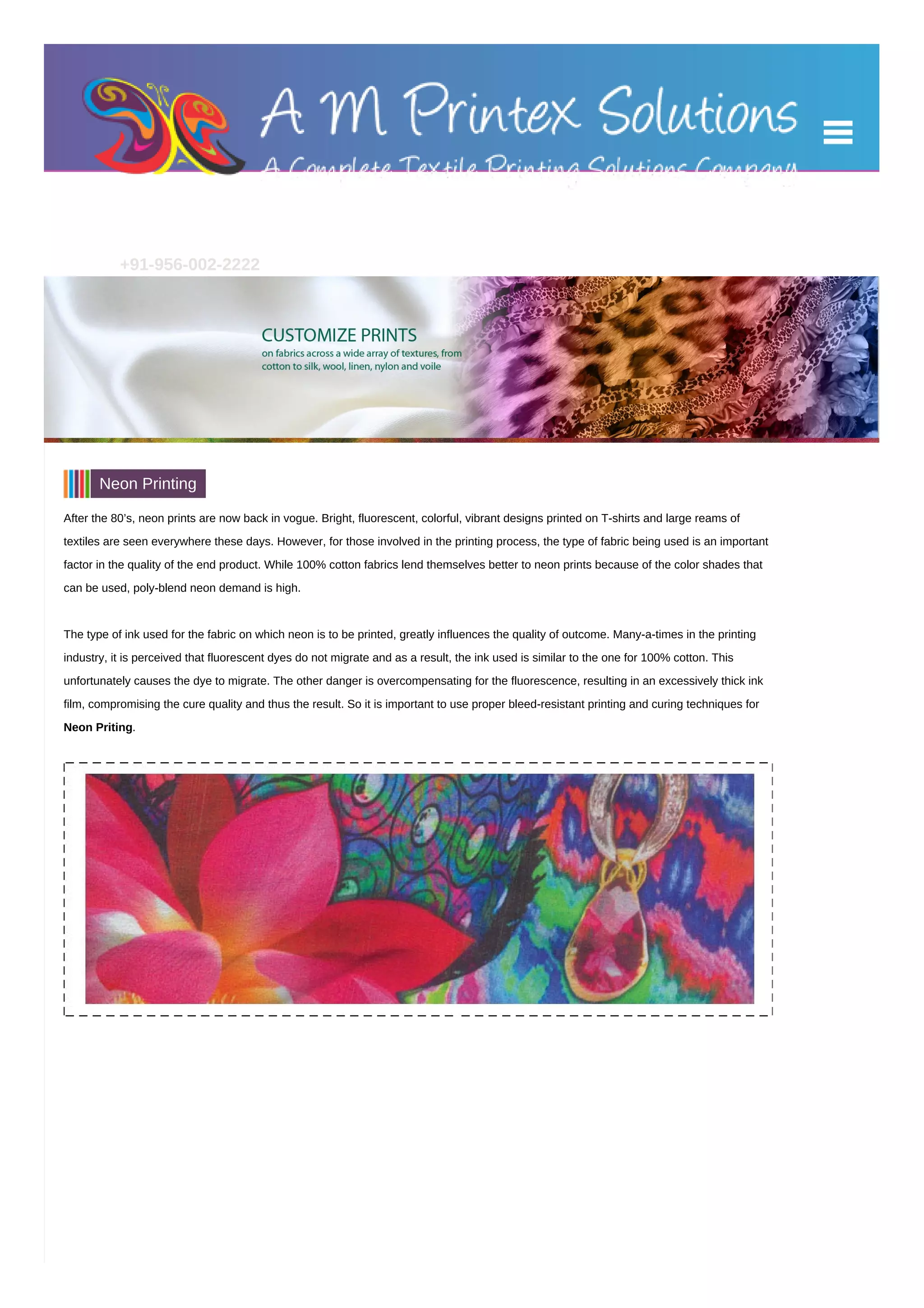 Neon printing-india | PDF