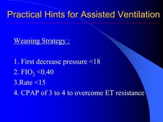 Wean Fio2 Neonatal assisted ventilation | PDF