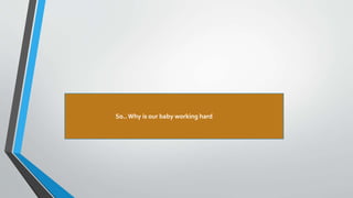 So.. Why is our baby working hard 
 