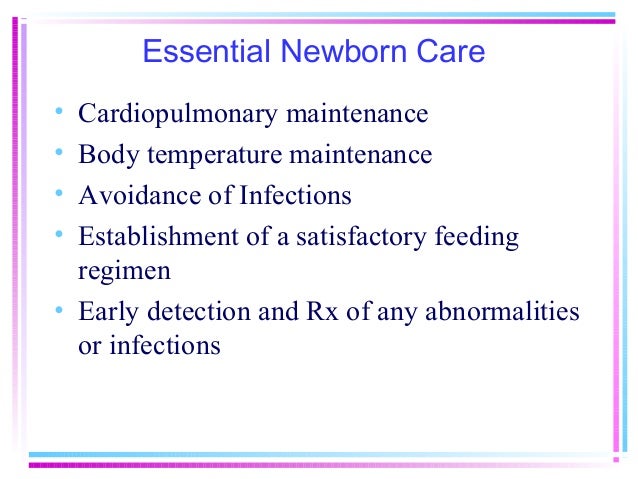 neonatal care ppt
