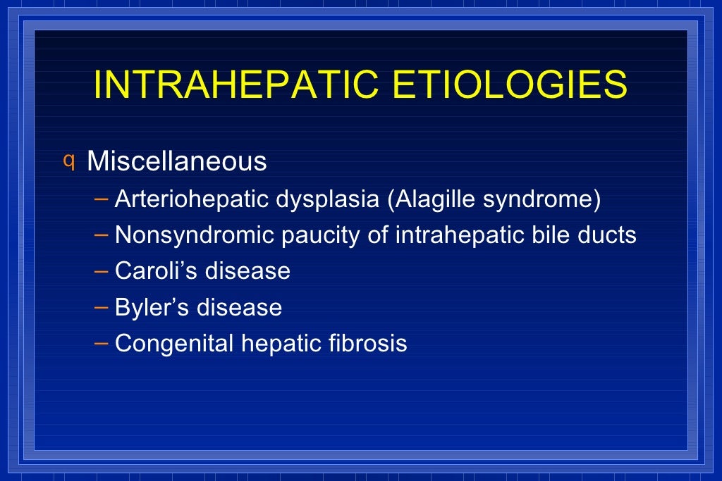 Neonatal Cholestasis
