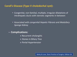 Caroli Types Neonatal cholestasis syndrome | PPTX