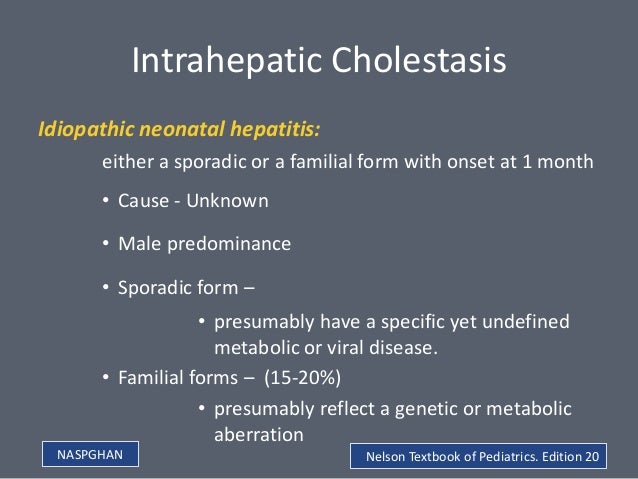 Neonatal Cholestasis Syndrome