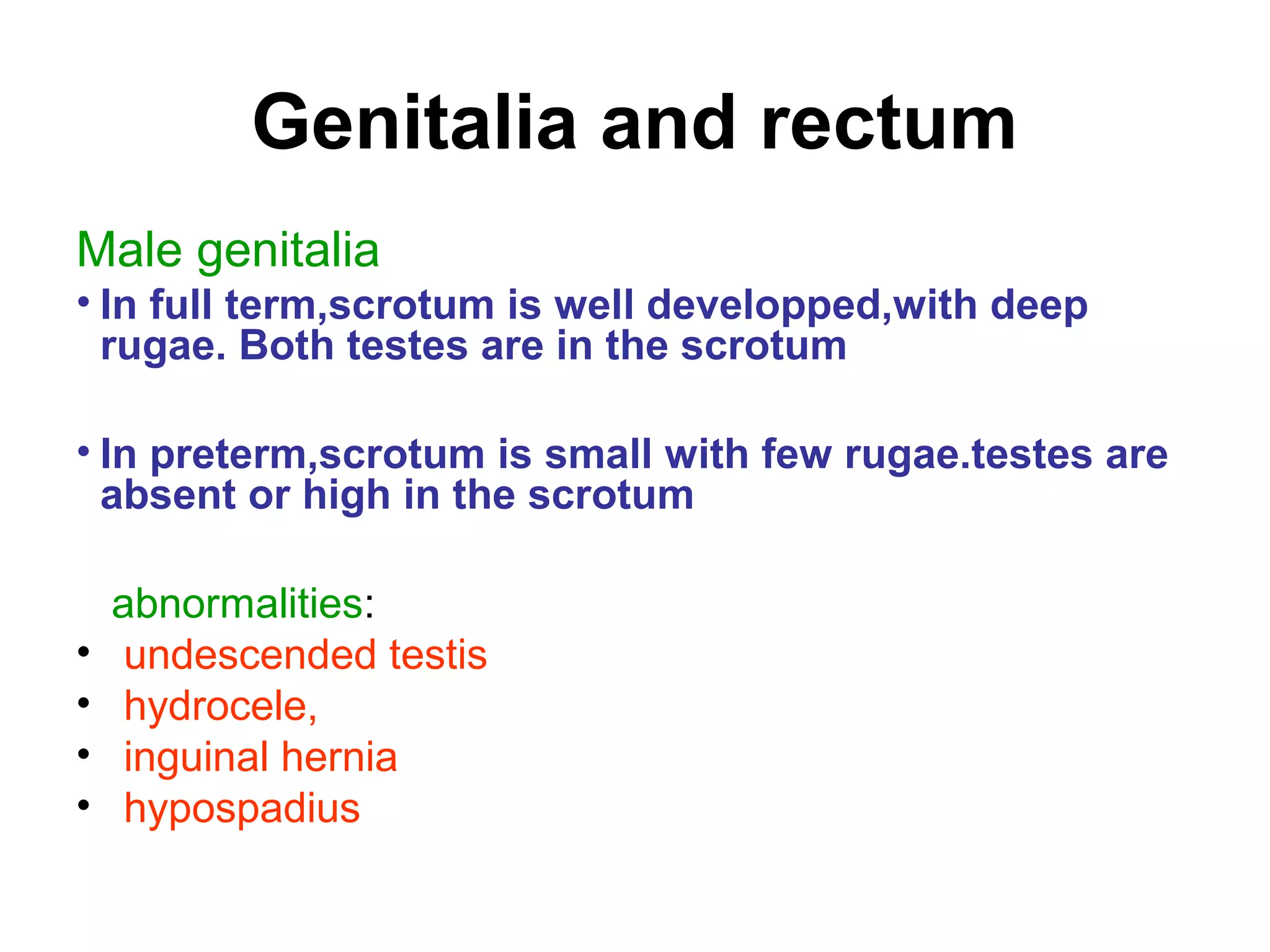 Neonatal examination | PPT