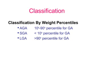 Sga Classification Neonatal examination | PPT