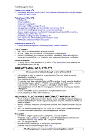 Neonatal guidelines NHS 2011 2013 Slide 157