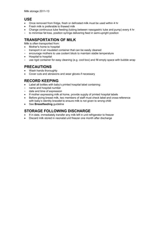 Neonatal guidelines NHS 2011 2013 Slide 95