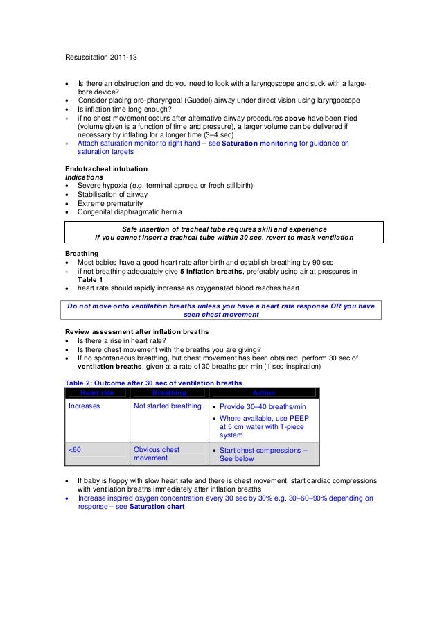 Neonatal guidelines NHS 2011 2013
