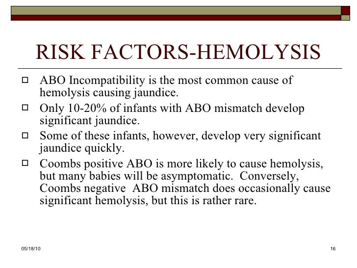 Neonatal hyperbilirubinemia