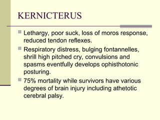 NEONATAL HYPERBILIRUBINEMIA Notes PAEDS.ppt
