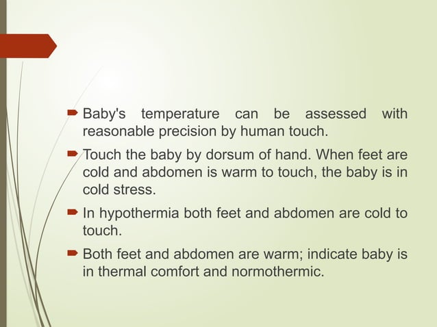 neonatalhypothermia in neonate of the children | PPT