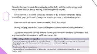 NEONATAL HYPOTHERMIA PAEDIATRICS BY DR. PARTHASARATHY | PDF