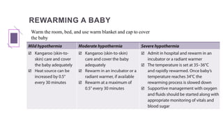 NEONATAL HYPOTHERMIA PAEDIATRICS BY DR. PARTHASARATHY | PDF