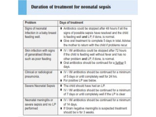 neonatal infections presentation in the newborn unit | PPTX