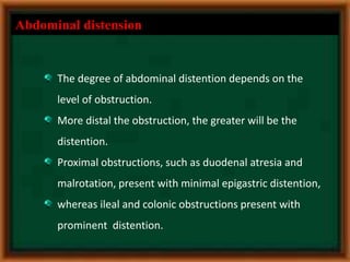 Neonatal intestinal obstruction | PPTX
