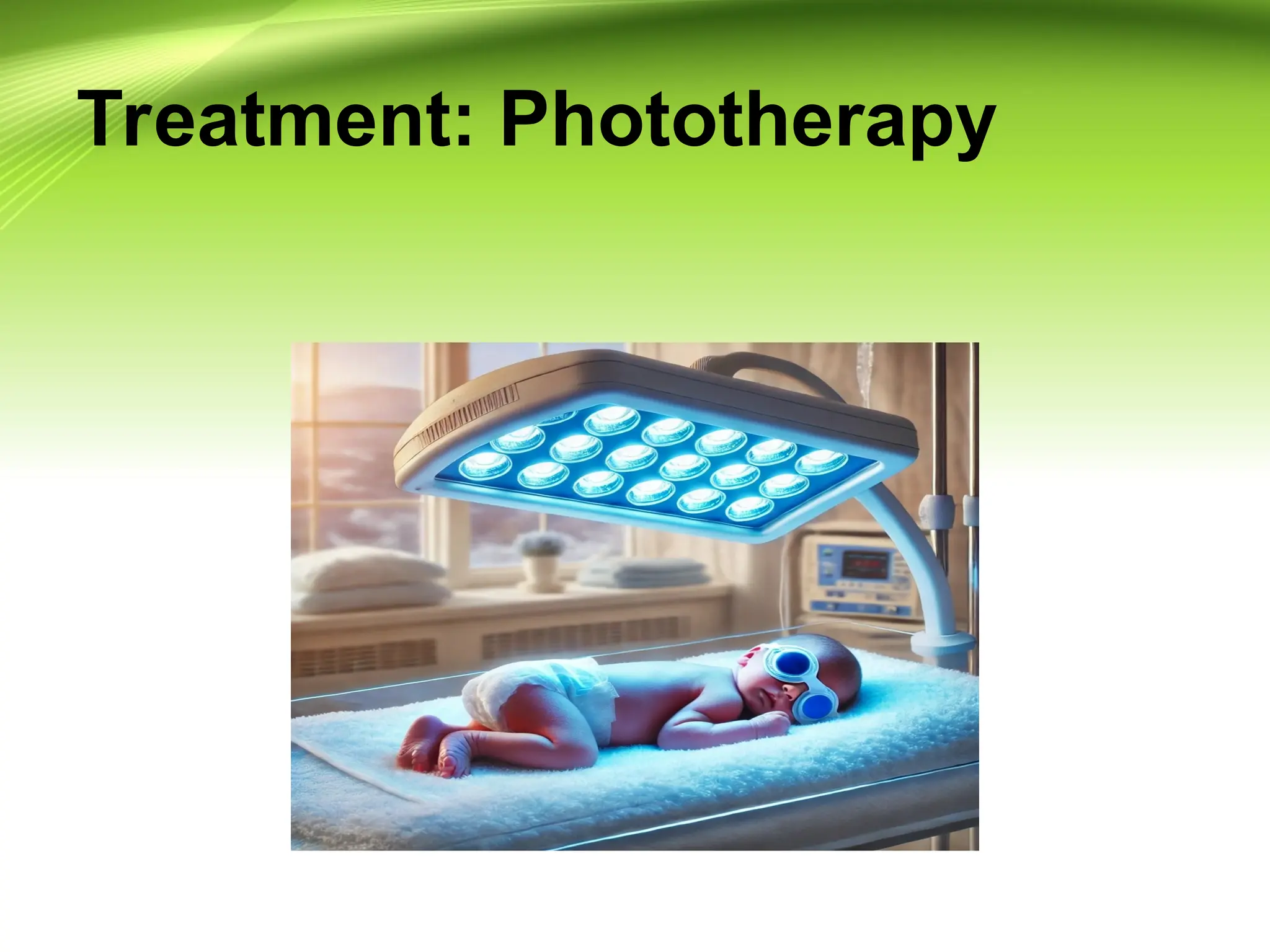 Treatment: Phototherapy
 