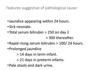 Pathologic Jaundice Comprehensive Overview of Neonatal Jaundice: Causes, Diagnosis, and ...