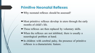 Comprehensive Overview of Primitive Neonatal Reflexes in Infant ...