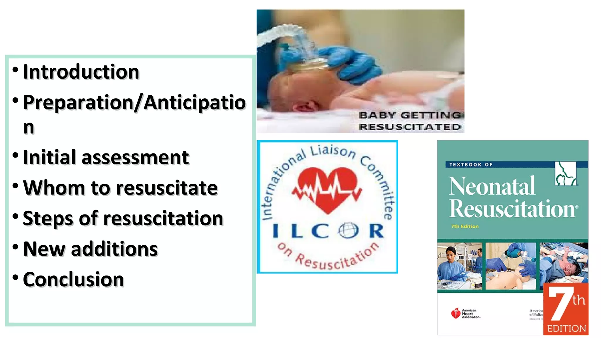 Neonatal resuscitation | PPT