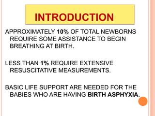 NEONATAL RESUSCITATION | PPTX