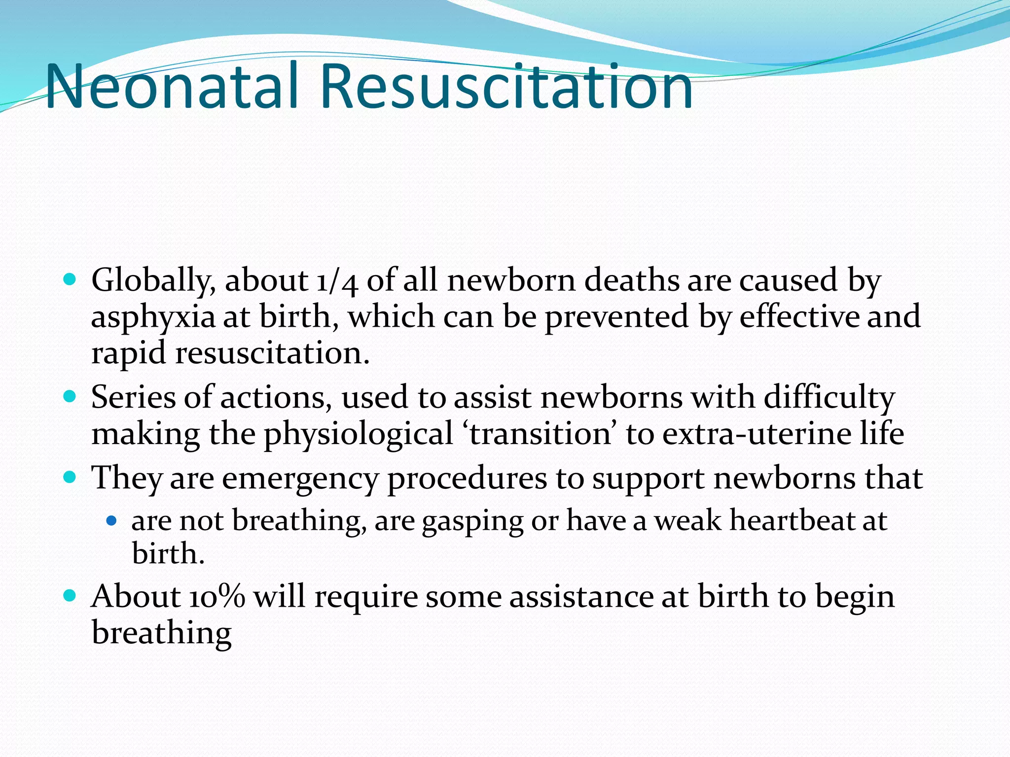 Neonatal resuscitation 1 | PPTX