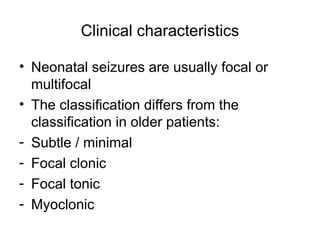 Comprehensive Overview of Neonatal Seizures: Epidemiology, Diagnosis ...