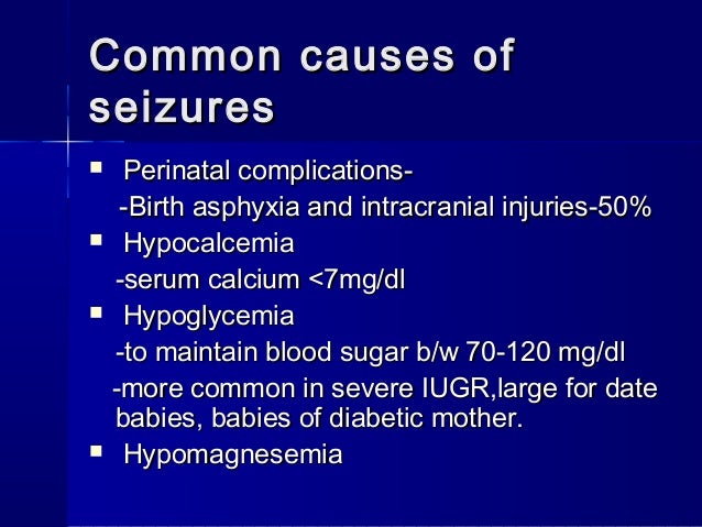 Epilepsy and hypoglycemia