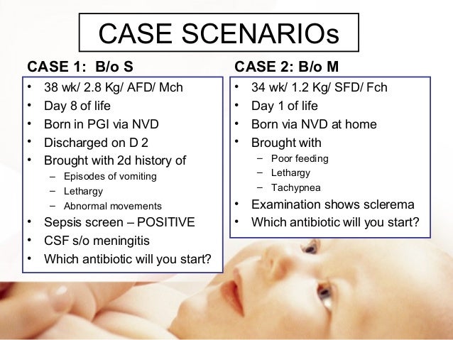 neonatal sepsis case study slideshare