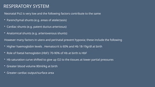Neonate anatomy and physiology presentation | PPTX