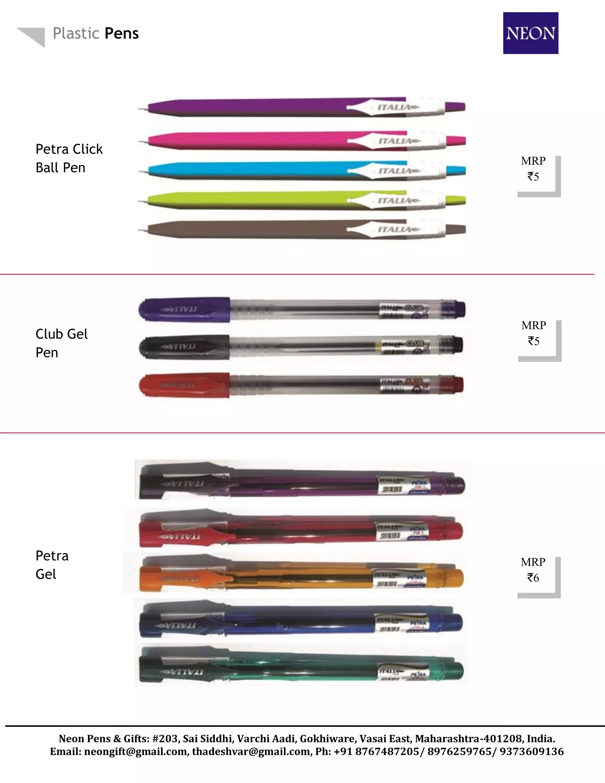 Italia Pens Catalog PDF
