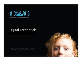 Digital Credentials
 