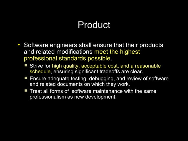 Professional Code Of Ethics In Software Engineering