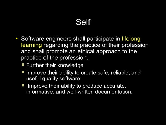Professional Code Of Ethics In Software Engineering