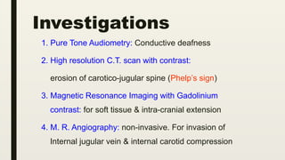 Neoplasm of middle ear, accoustic neuroma.pptx
