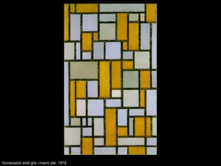 Composició amb gris i marró clar. 1918
 