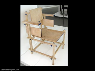 Cadira de menjador. 1919
 