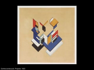 Contra-construcció. Projecte. 1923
 