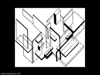 Anàlisi arquitectònic. 1923
 