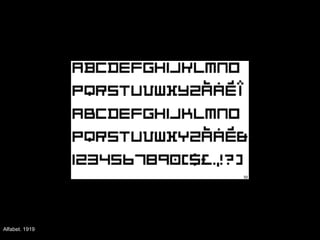 Alfabet. 1919
 