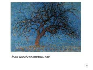 Árvore Vermelha no entardecer, 1908   