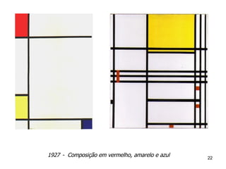 1927  -  Composição em vermelho, amarelo e azul 