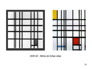 1935-42 - Ritmo de linhas retas  