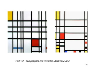 1935-42 - Composições em Vermelho, Amarelo e Azul  